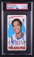 1969 Topps Basketball Jim Washington Auto PSA/DNA