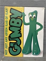 Gumby Metal Sign