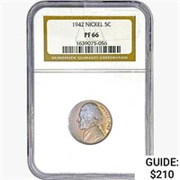 1942 Jefferson Nickel NGC PF66