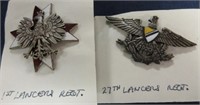 2 Polish Lancers Regiment Badges
