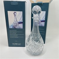 2 Towle Crystal Copeland Wine Decanters