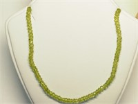 $400. S/Silver Peridot Necklace