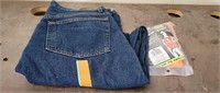 New 32x30 Jeans & Safety Vest