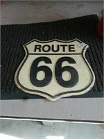 Route 66 metal sign