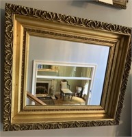Gold Toned Framed Mirror C