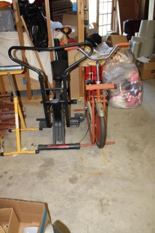 (2) Exercise Machines, Bike and CardioGlide