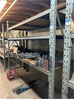 Section of Pallet Racking, 3-Shelves, NO CONTENTS