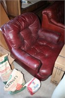 Leather Burgundy Chair