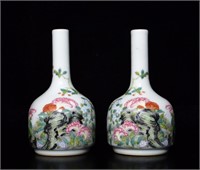 Chinese famille rose porcelain vase