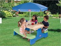 Little Tikes - Easy Store - Picnic Table with Umba