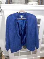 Dressbarn Bright Blue Jacket