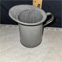 gray granite measuring cup