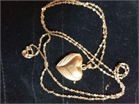 14K Gold Locket &Chain