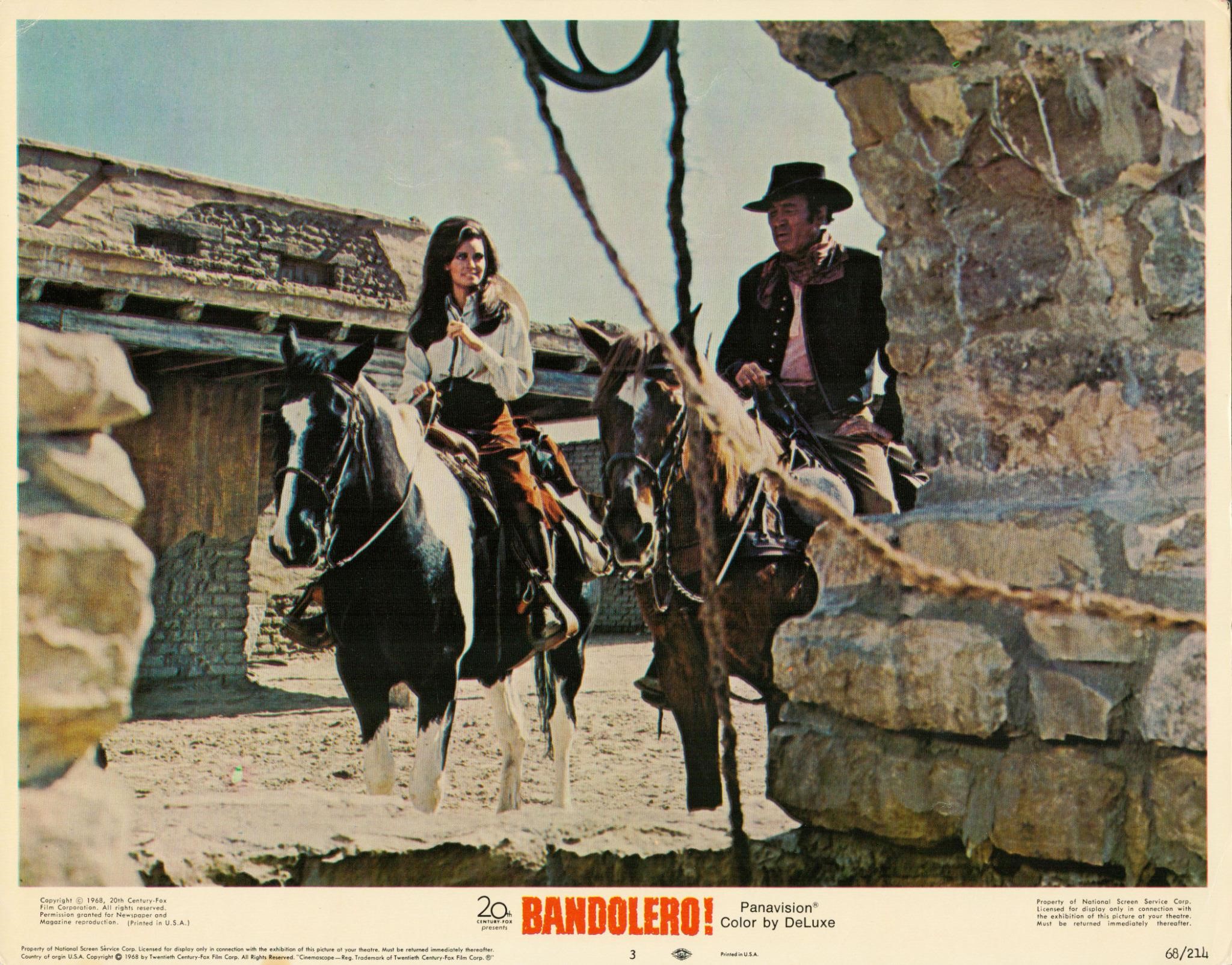 Bandolero! 1968 original vintage lobby card