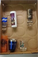 Collection of shot glasses