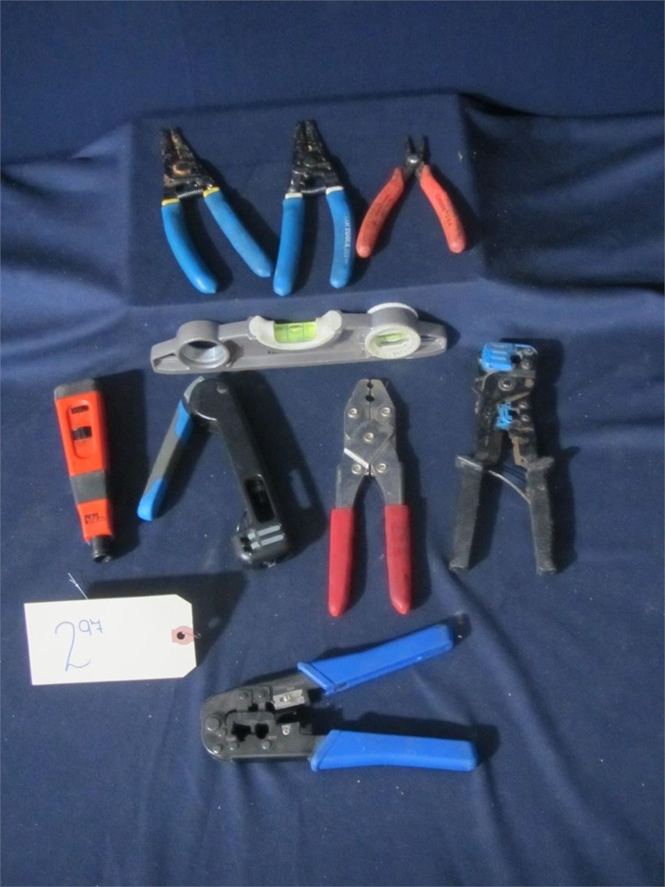 Large Lot Of Various Eletrical Hand Tools Crimpers