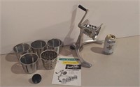 Deluxe 5-Cone Model Food Cutter W/ Instruction