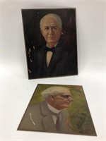 Lot of 2 Paintings on Copper