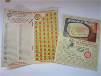 Early 1947 Veteran & Radio Clock Punch Card