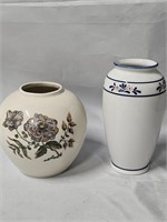 TWO BEAUTIFUL VASES 5" & 6.5"