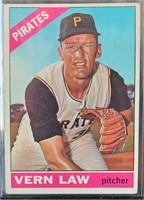 1966 Topps Vern Law #15 Pittsburgh Pirates