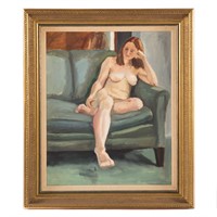 Linda McKnight. Study of a Nude, oil on canvas