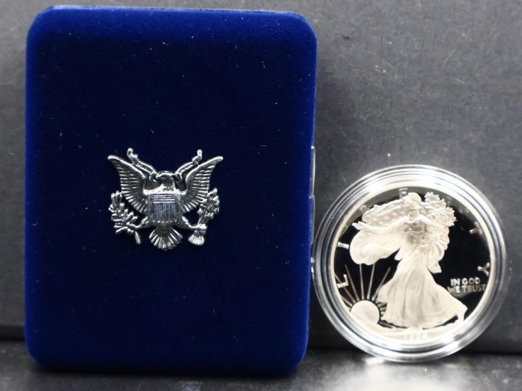 1994 silver eagle 1oz proof coin in box