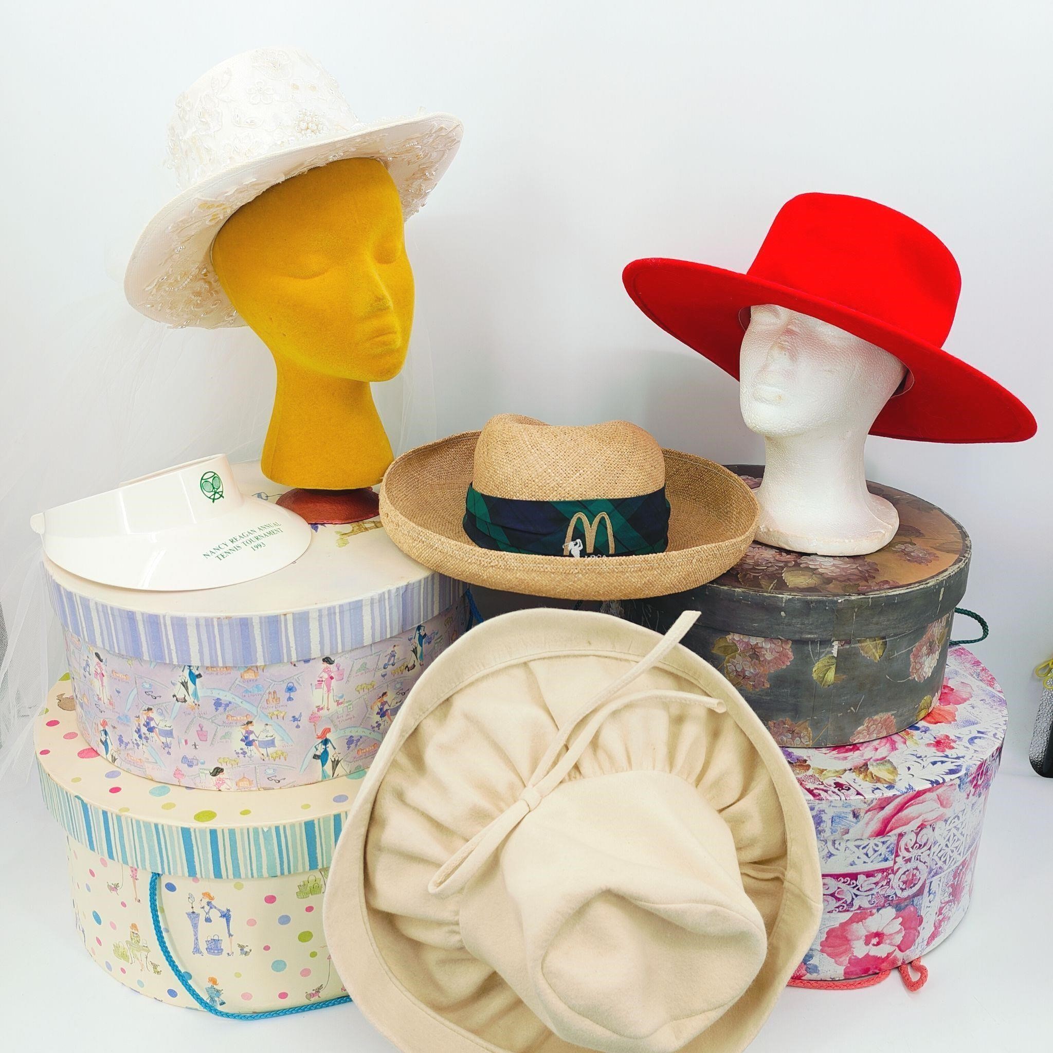 Vintage Hats & Hat Boxes