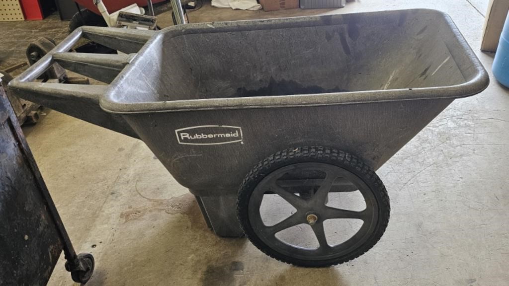 Rubbermaid 2 wheel wheelbarrow