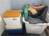 COOLERS AND LIFE JACKETS