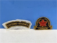 Canada Customs / Douanes Uniform Dress Patches