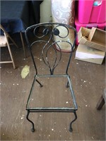 Wrought Iron Chair - No Bottom