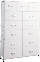 WLIVE Tall Dresser for Bedroom with 13 Drawers, S