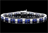 AIGL $ 18,850 9.20 Sapphire Diamond Bracelet