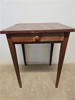 Small Wooden Table w/ Drawer