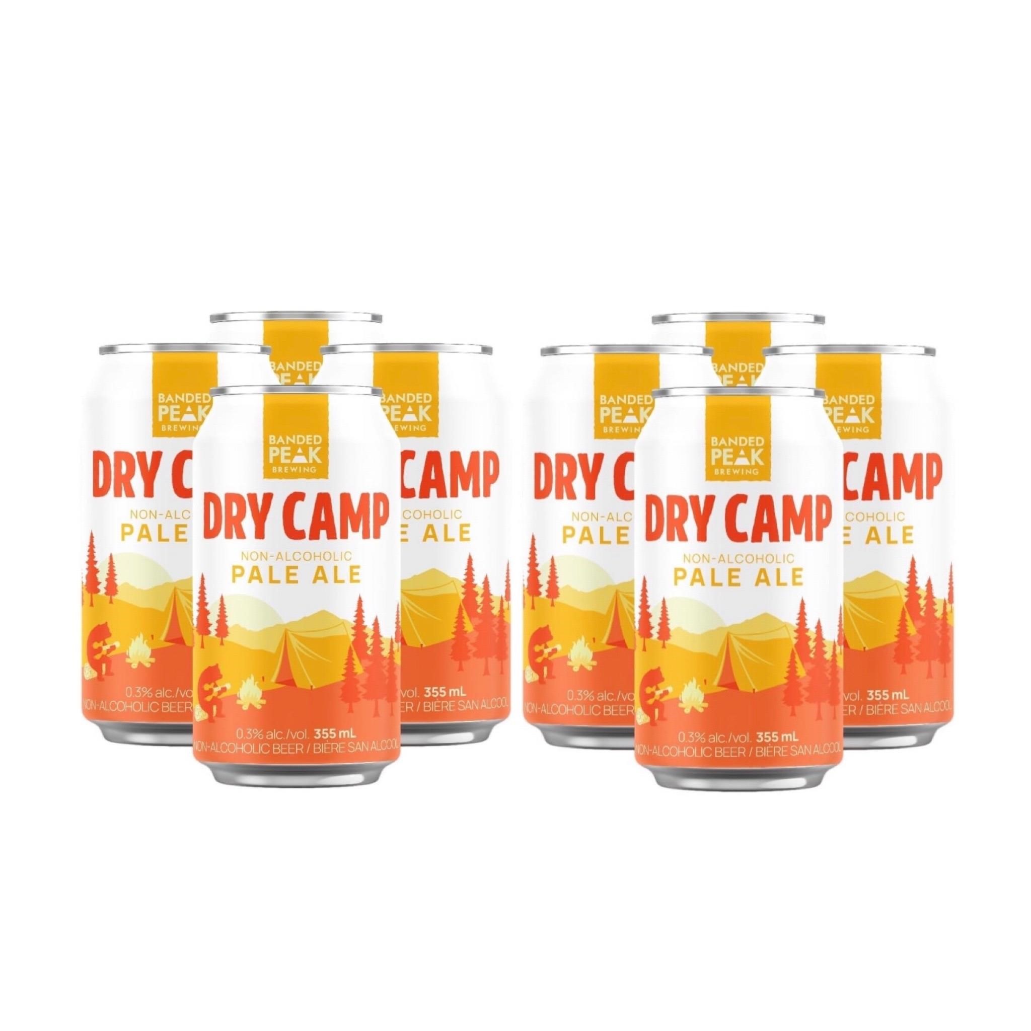 Pack of 8 Banded Peak Dry Camp Non-Alcoholic