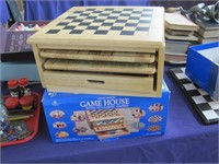 10 games in 1-slide out drawer+game boards