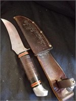 9 inch hunting knife schrade Walden New York USA