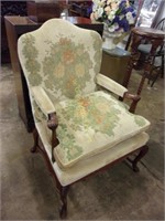 Beautiful French Bergere Parlor Chair