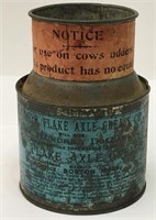 Snow Flake Axle Grease Oil Can