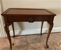 Cherry Queen Anne Shell Carved Tea Table