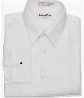 New (Size 10) White Laydown Collar 1/4" Pleat