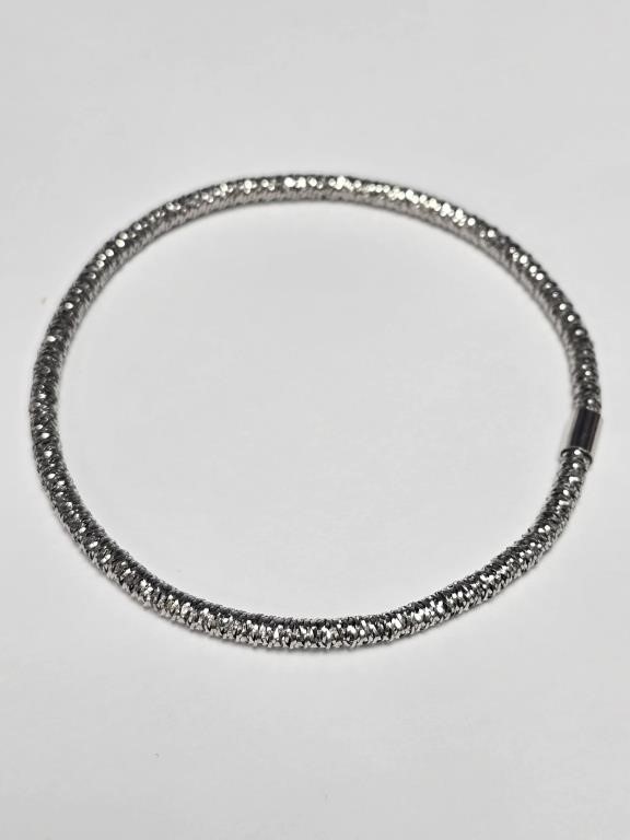 Silver Flexible  Bracelet