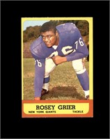 1963 Topps #56 Rosey Grier SP EX to EX-MT+