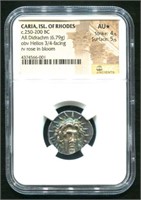 Caria, Island of Rhodes. NGC Graded.