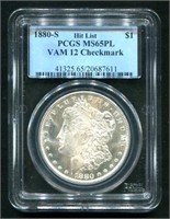 Morgan Silver Dollar. 1880-S  PCGS.