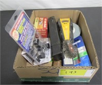 Lot - Stud Finder, Lathe Chuck, Etc.