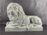 A Glazed Ceramic Lion Statue, 36/268, Italy