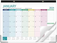 3pk 2023-24 Desk Calendar, 22x17, Colorful Lump