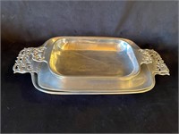 Nambé Scroll Handle Platter Trio (#214 #218 #210)